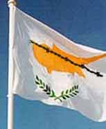 The Cyprus flage divided