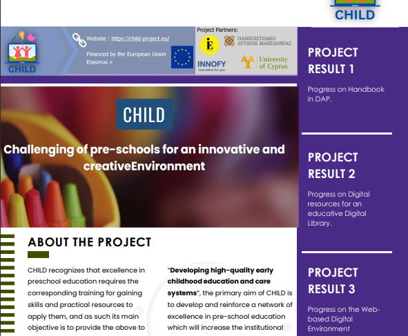 Child Project Newsletter 3 !
