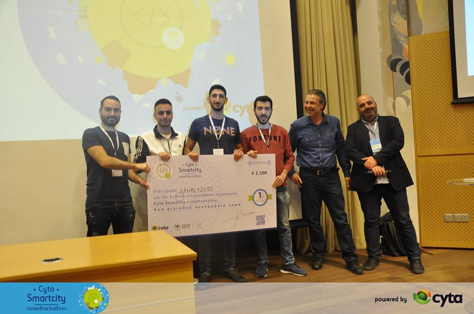 Smartcity Hackathon 1stPrize feb2018