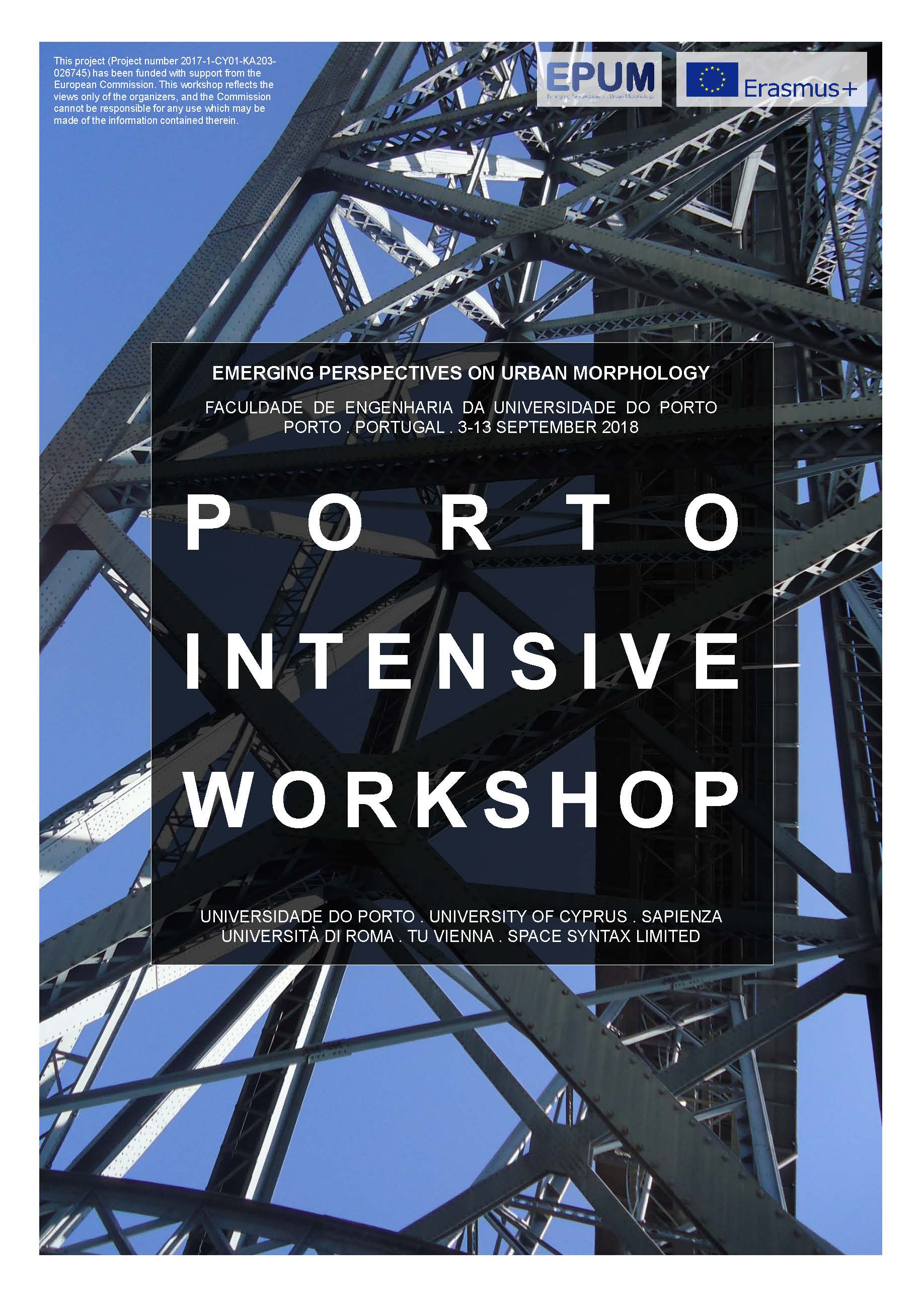 PORTO INTENSIVE WORKSHOP – EMERGING PERSPECTIVES ON URBAN MORPHOLOGY